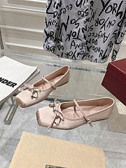 Gucci Women's Horsebit Ballet Flat Rose Satin - 2
