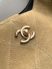 Chanel Hobo Bag Suede Black Leather 36x11.5x32cm - 4