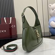 Gucci Jackie Small Shoulder Bag Green 27.5x19x4cm - 5
