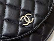 Chanel 25C Black Lambskin Bag 16x14x6.5cm - 6
