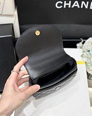 Chanel 25C Black Lambskin Bag 16x14x6.5cm - 4