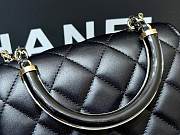 Chanel 25C Black Lambskin Bag 16x14x6.5cm - 2