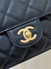 Chanel Mini Flap Bag Caviar Gold Black Gold 18x13x5.5cm - 2