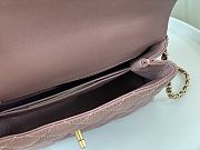 Chanel Coco Handle Bag Small Purple Caviar Gold 24cm - 4