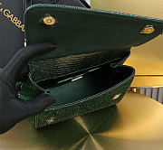 Dolce & Gabbana Medium Sicily Handbag Green 20x16x8cm - 5