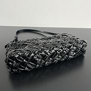 Bottega Veneta Kalimero Cha-Cha Bag Black 28.5x15x6cm - 3