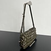 Bottega Veneta Kalimero Cha-Cha Bag Green 28.5x15x6cm - 6