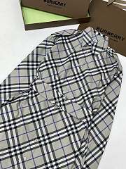Burberry Check Cotton Shirt Dress  - 3