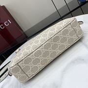 Gucci GG Emblem Small Shoulder Bag White Beige 24.5x16x5cm - 2