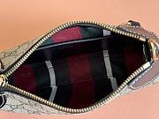 Gucci GG Emblem Small Shoulder Bag Beige Black 24.5x16x5cm - 6