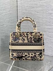 Dior Medium Lady D-Lite Bag Beige Cabinet 24x21x12cm - 5