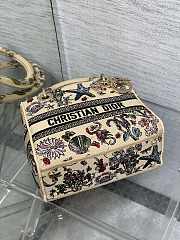 Dior Medium Lady D-Lite Bag Beige Cabinet 24x21x12cm - 4