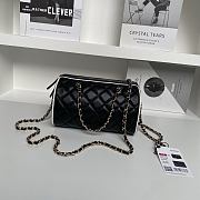 Chanel 25P Clutch With Chain Black White 18.5x11.5x11cm - 6