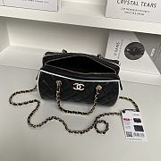 Chanel 25P Clutch With Chain Black White 18.5x11.5x11cm - 3