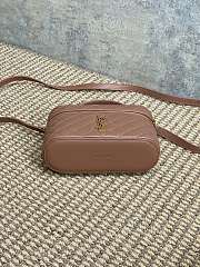 YSL Gaby Mini Vanity Bag Pink 18x11x6.5cm - 6
