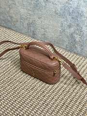 YSL Gaby Mini Vanity Bag Pink 18x11x6.5cm - 3
