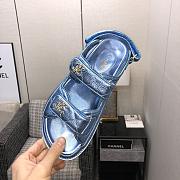 Chanel Blue Sandal - 5