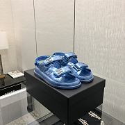 Chanel Blue Sandal - 4