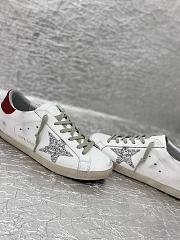 Golden Goose Superstar Sneakers White Red - 3