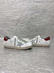 Golden Goose Superstar Sneakers White Red - 2