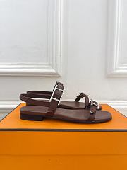 Hermes Sandales Cristal Brown - 2