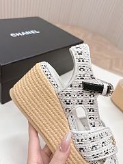 Chanel Black White Sandal 02 - 3