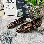 Dolce & Gabbana Vally Leopard-print Ballet Flats Velvet - 3