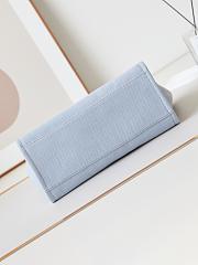 Chanel Shopping Tote Deauville Blue Bag 33cm - 2