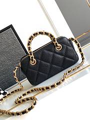 Chanel Black Caviar Gold 18x11x4cm - 2