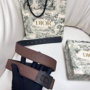 Dior Brown Belt 3.4cm - 4