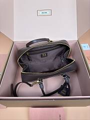 Miu Miu Arcadie Nappa Leather Tote Bag Brown 27x12x9cm - 5