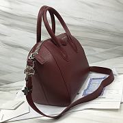 Givenchy Mini Antigona Red Wine Leather 23x27x13cm - 5