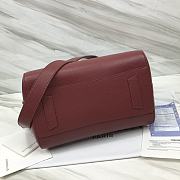 Givenchy Mini Antigona Red Wine Leather 23x27x13cm - 3