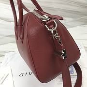Givenchy Mini Antigona Red Wine Leather 23x27x13cm - 2