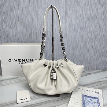 Givenchy Kenny Bag Shoulder Bag White 32x22x17cm