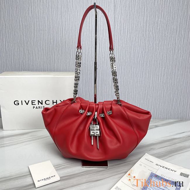 Givenchy Kenny Bag Shoulder Bag Red 32x22x17cm - 1