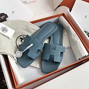 Hermes Oran Blue Slides 03 - 5