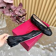 Valentino Garavani Quiltie 67 Black Ballerinas - 3