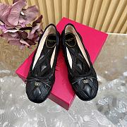 Valentino Garavani Quiltie 67 Black Ballerinas - 2