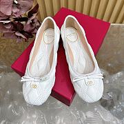 Valentino Garavani Quiltie 67 White Ballerinas - 4