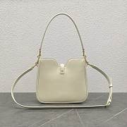 Celine Small Camille 16 Soft Bag White 24.5x21.5x5cm - 5