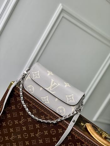Louis Vuitton LV Wallet On Chain Ivy Grey 23.5x12x4.3cm