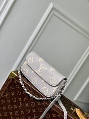 Louis Vuitton LV Wallet On Chain Ivy Grey 23.5x12x4.3cm - 5