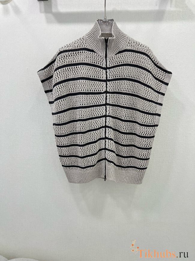 Brunello Cucinelli Striped Cardigan - 1