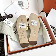 Hermes Oran Light Yellow Slides - 2