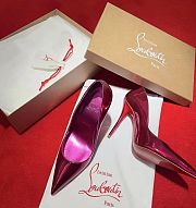 Christian Louboutin Miss Z 100mm Purple Heel - 3
