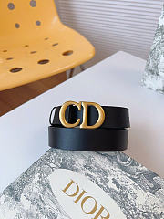 Dior Black Belt 3cm - 4