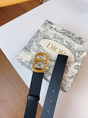 Dior Black Belt 3cm - 3
