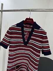 Gucci Fine Wool Polo Dress - 4