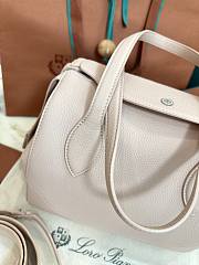 Loro Piana Happy Day Sesia Light Pink Bag 26x23x14cm - 4